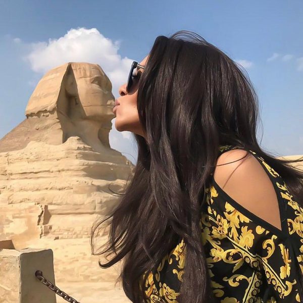 Sphinx kiss in Egypt