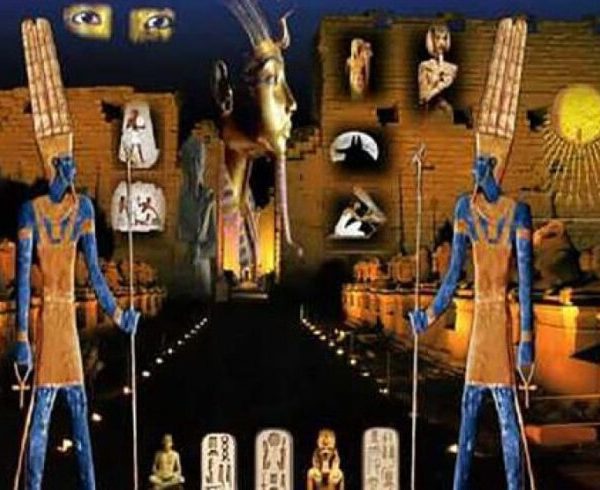 Karnak temple sound and light show